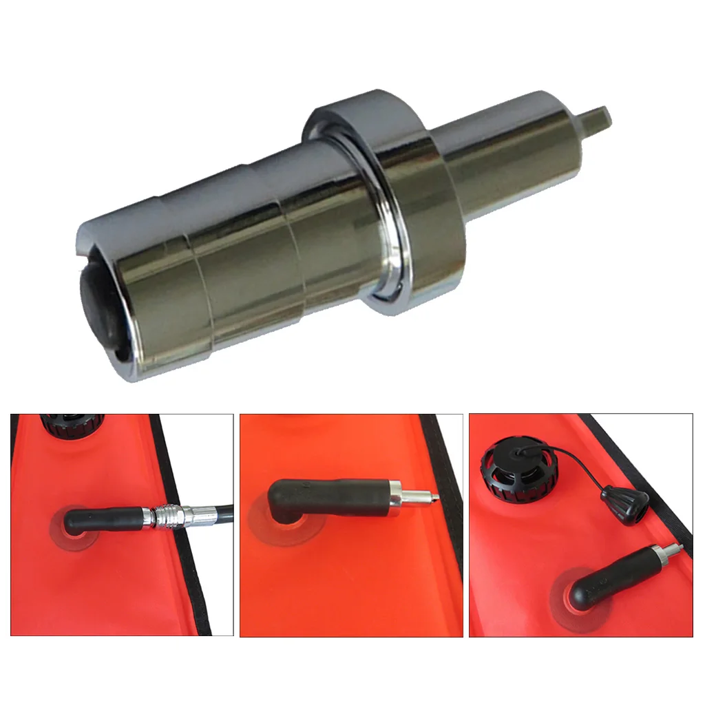 Diving Surface Marker Buoy SMB Inflator Nozzle Hose Connector