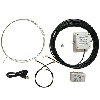 

Mla-30 Loop Active Receiving Short Wave Antenna Medium Wave Short Wave Antenna 100khz-30mhz Loop Receiving Antenna Outdoor Black