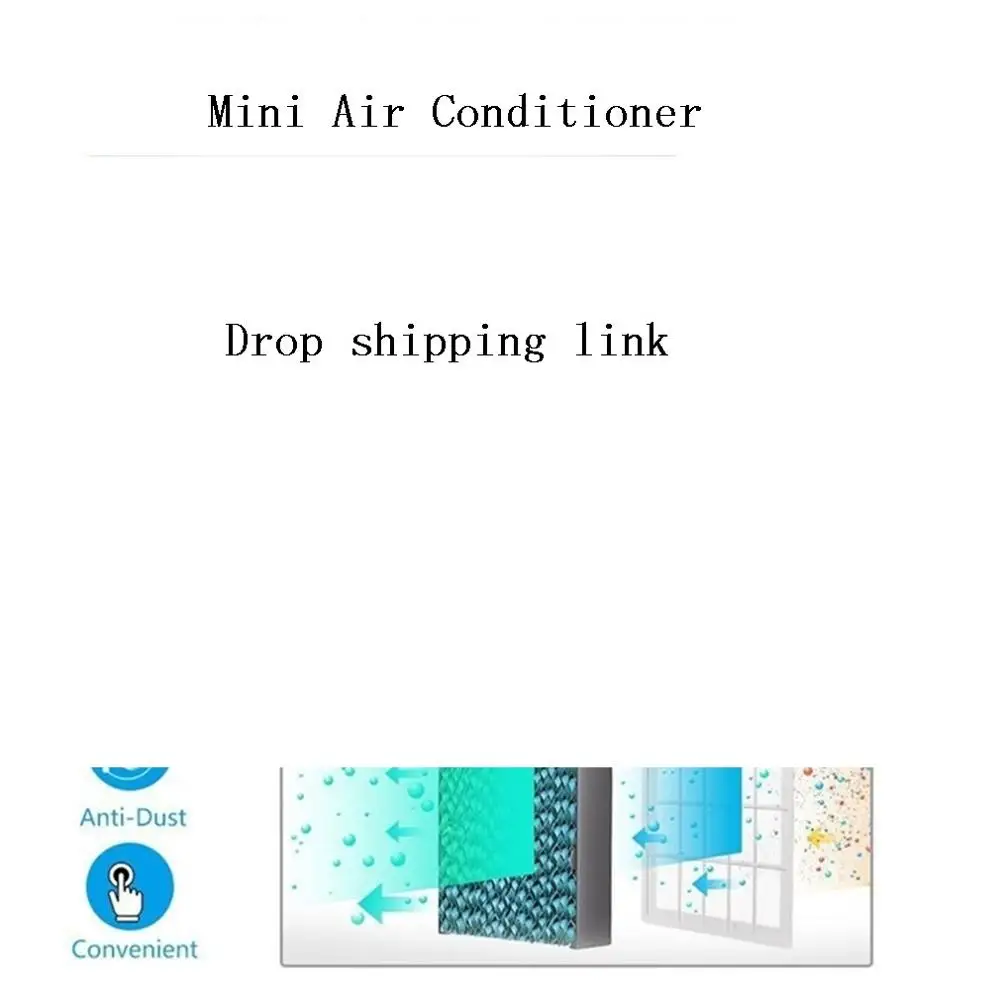 

3 In 1 Mini USB Air Conditioner Desktop Humidifier Portable 3 Speed Air Purifier Cooling Fan For Office Home