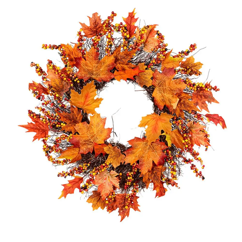 

Christmas Garland Thanksgiving Autumn Color Garland Window Restaurant Home Maple Leaf Ornaments Festival Pendant Great Gift