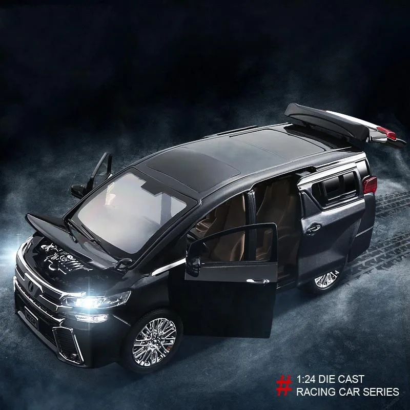 Роскошные игрушечные автомобили Alphard 1:24 из сплава металла литые модели