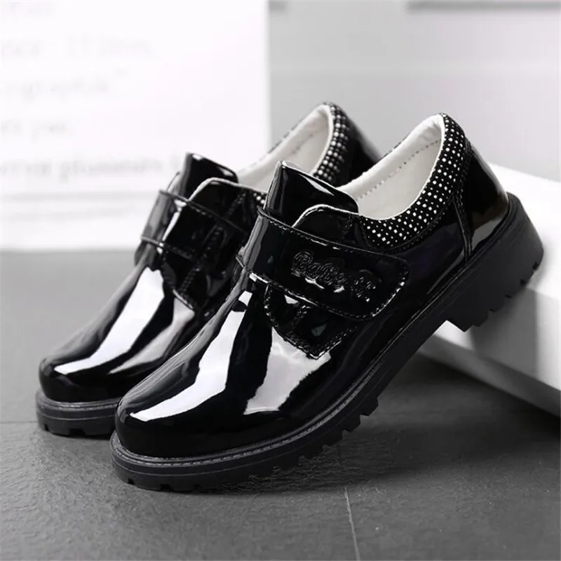 Weoneit/Детские кожаные свадебные модельные туфли для мальчиков; черные школьные туфли на плоской подошве; лоферы; мокасины; Новинка
