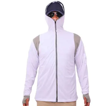 

Men Quick Dry Sports & Outdoors Tops Fishing Fishing Shirt Hoody Fishing Accessories Sun Protective Long Sleeve Outside