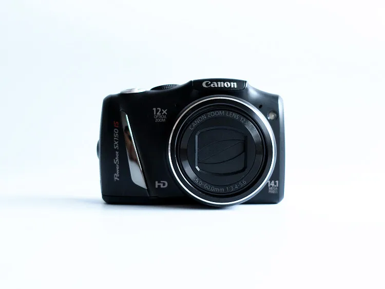 Б/у цифровая камера Canon PowerShot SX150 IS 14,1 МП с 12x широкоугольным оптическим стабилизированным зумом с 3,0 дюймовым ЖК-дисплеем