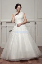 

free shipping 2016 design lace up actual image bridal gown good quality custom size/color ball gown white/ivory wedding dress