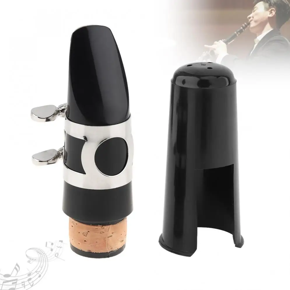 

Professional Bb Clarinet Mouthpiece Set Sounds Classical with Cap Reed Metal Ligature Wind Woodwind Instrument Accessories