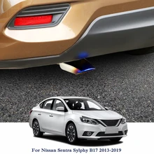 Car Exhaust Muffler Tip Trim Modified Car Rear Tail Throat Liner For Nissan Sentra Sylphy B17 2013 2019 Rear Tip Throat
