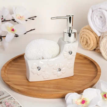 

250 ml detergent dispenser with Nezhnost sponge"