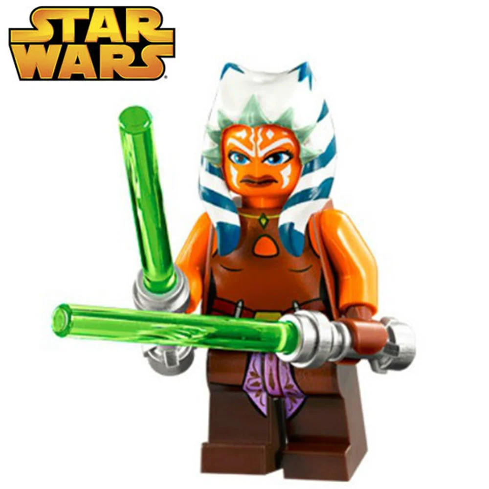 LEGO Star Wars Aayla Secura Minifigure Clone War Lightsaber 