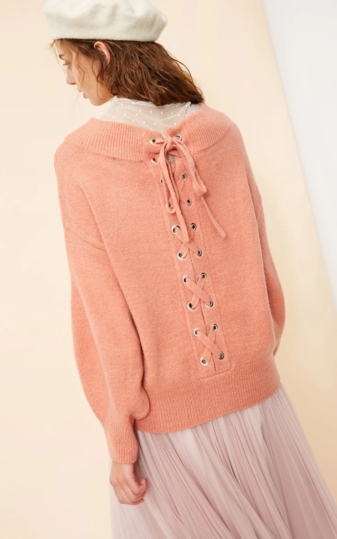 Vero Moda Женский Топ свитер с рукавом фонариком | 318313516