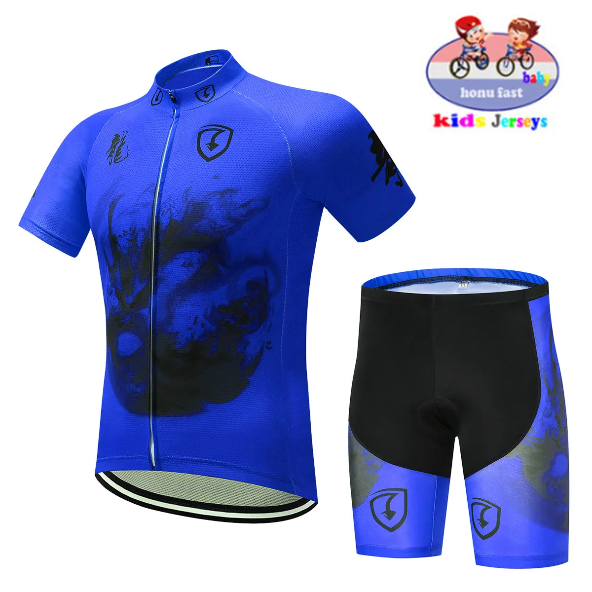 New Summer Boy Breathable Short Sleeve Kids Cycling Clothing Bike Clothes Outdoor Sportswear Riding Children Bicycle Wear