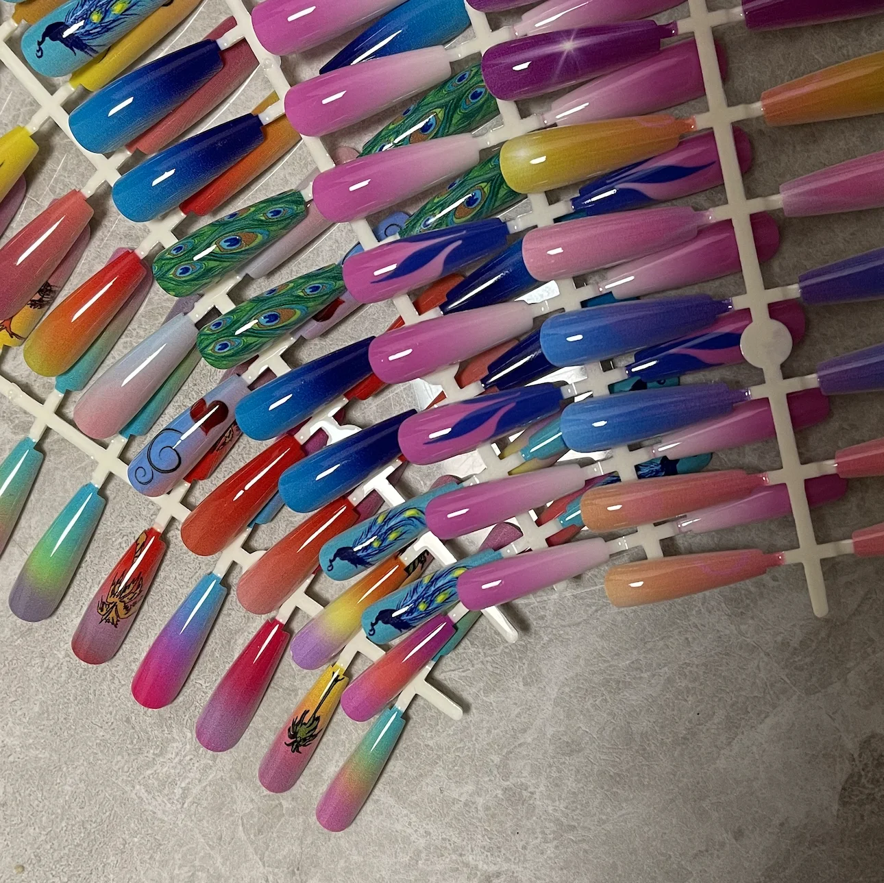 Long False Nails Tips