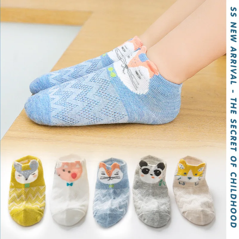 

Knitting Sock Pair Summer Short Pure Colors Cotton Newborn Baby Brethable Socks Thanksgiving Dressing