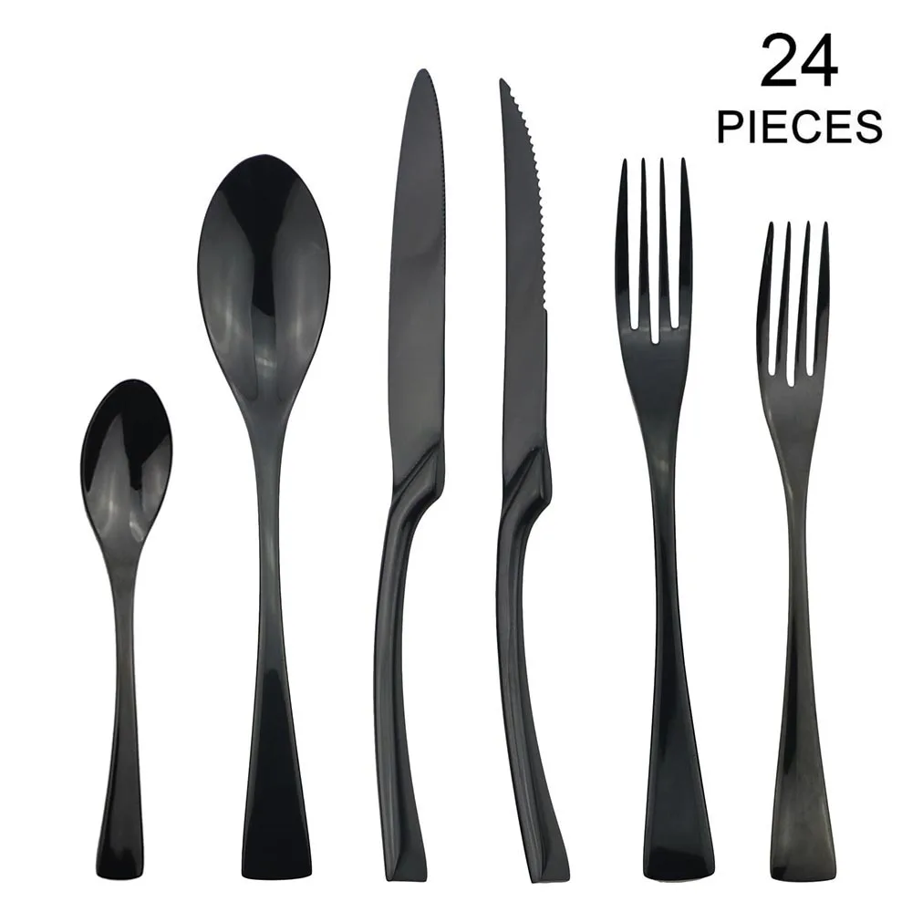 6pcs4set Black