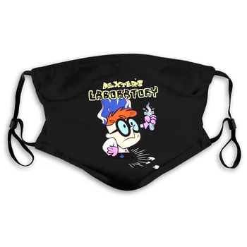 

CARTOON NETWORK DEXTERS LABORATORY ROYAL RETRO CARTOON MENS ADULT Mouth Mask Women's kid PM2.5