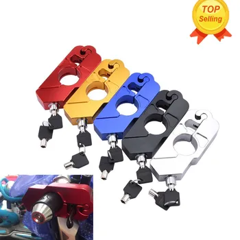 

Motorcycle Handlebar Lock Aluminum Alloy Security Protection Anti-theft Non-slip Universal Vehicle Tool Useful
