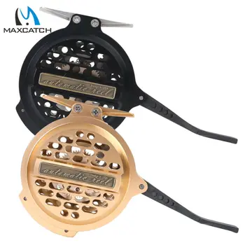 

Maximumcatch Y470 Automatic Fly Fishing Reel Wheel Aluminum Alloy 2+1 BB Aluminum Alloy Automatic Trigger High Speed Reel