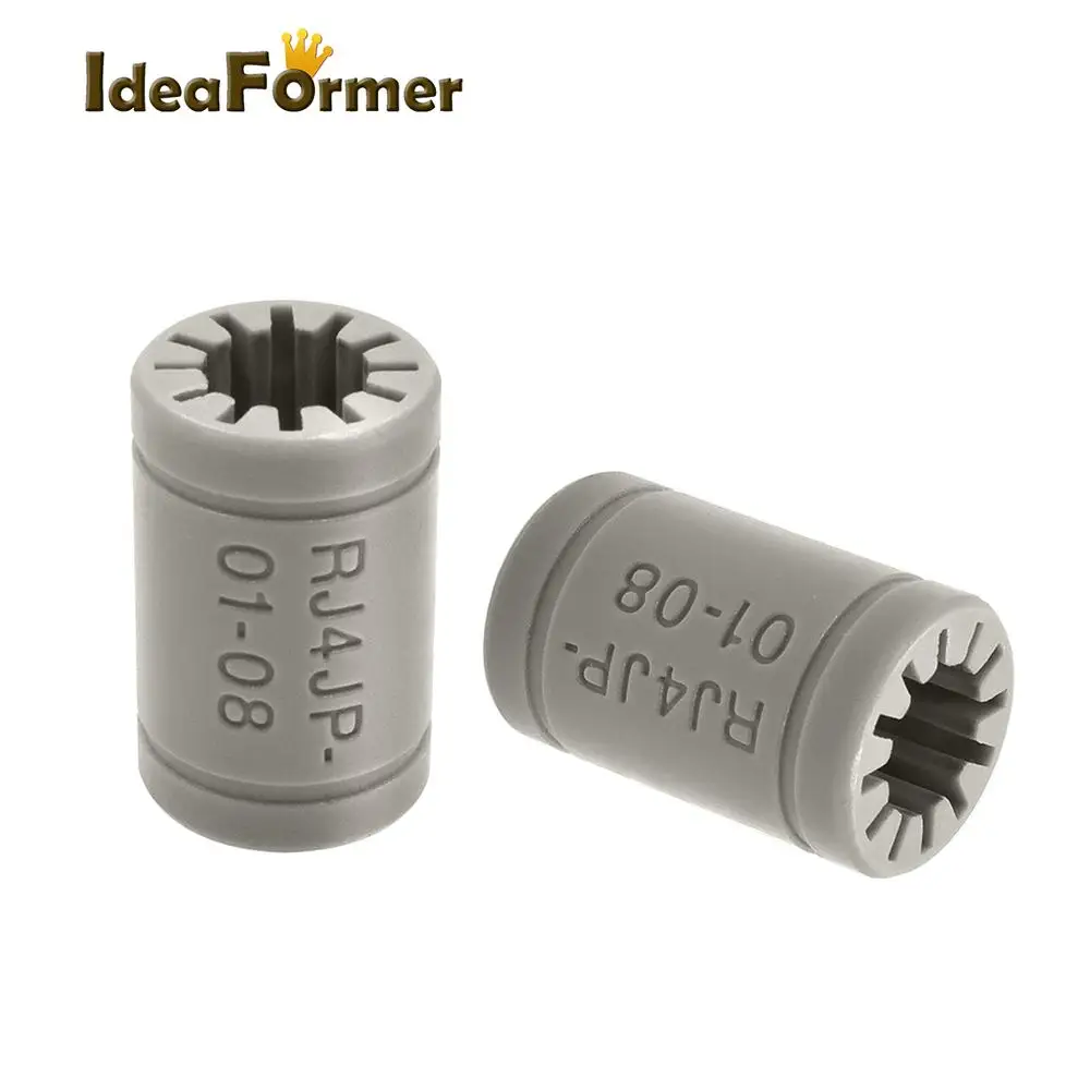 RJ4JP 01 08 10 шт. пластиковые LM8UU 8 мм линейные шарики baearing втулка для 3D принтера cnc Reprap