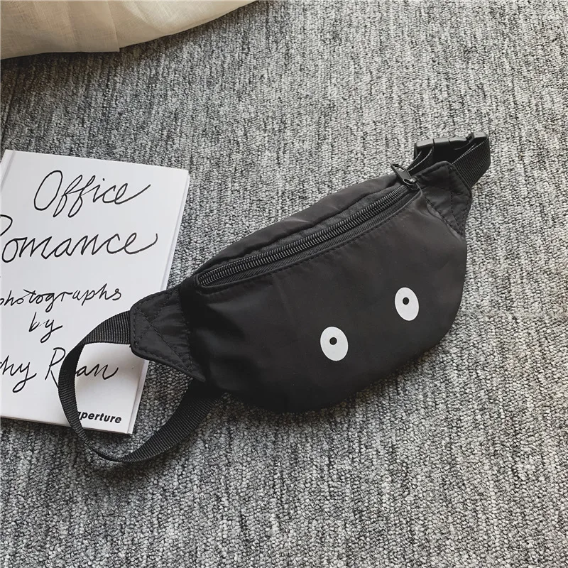 black Monsisy/Детская поясная сумка для детей; поясная сумка для мальчиков и девочек; поясная сумка для телефона; Поясная Сумка Для монет; кошелек; нагрудная Сумка для малышей; Рождественский подарок - Цвет: black
