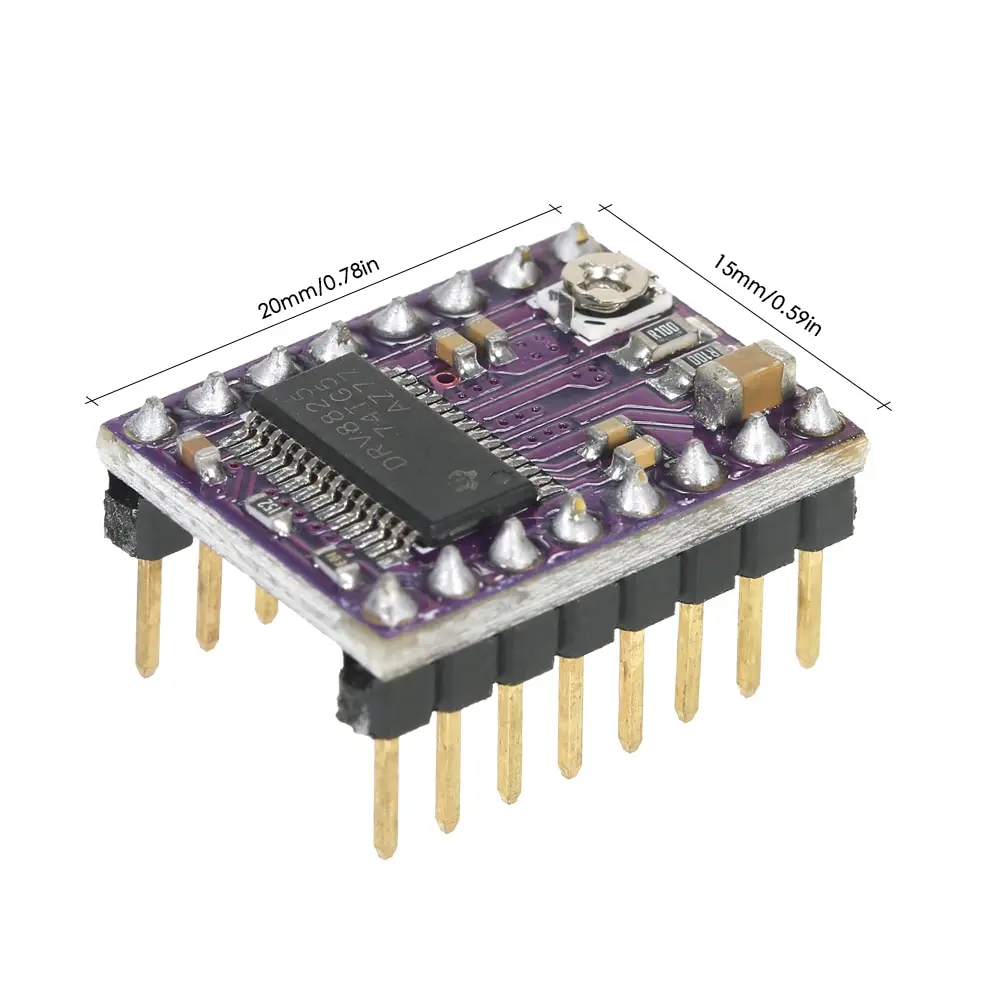 5 шт. DRV8825 шаговый двигатель модуль драйвера для 3d принтера