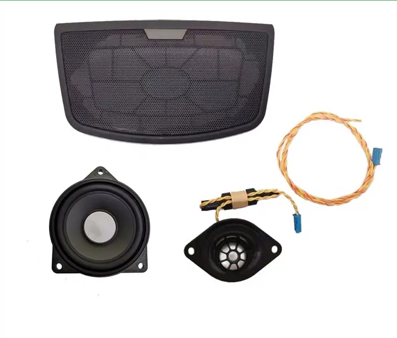 Высокое качество Твитер Чехлы для BMW f30 3 серии динамики звуковая труба головка ВЧ динамик ABS Материал оригинальная модель fit - Цвет: 4PCS Center speaker