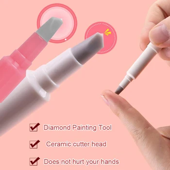 

Diamond Painting Parchment Paper Cutter Ceramic Blade to Cut the Cover Perfectly DIY 5D Painting with Diamonds Tools Accessories