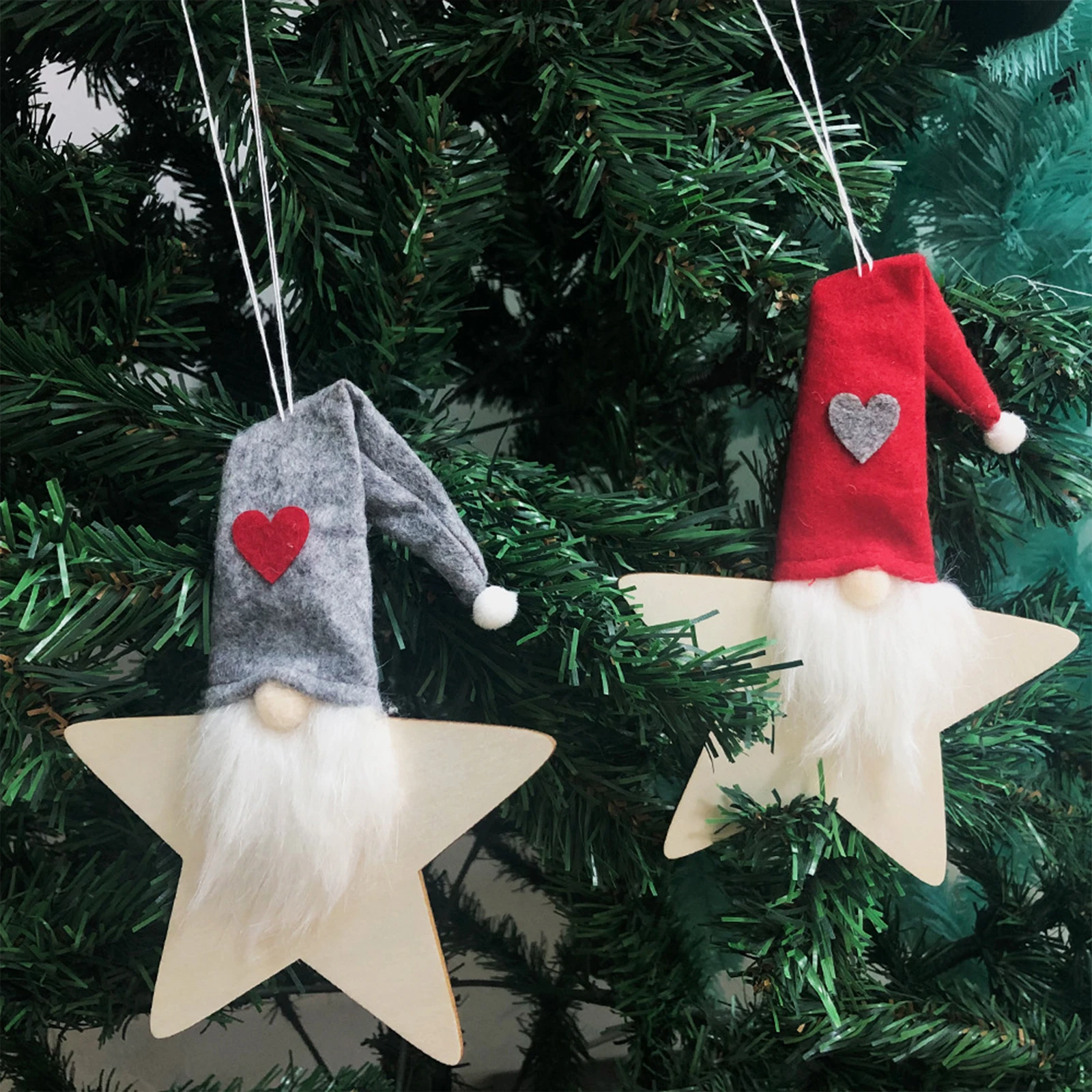 Storybook Christmas Tree Festival 2022 Christmas Ornaments Wood + Flannel 4Pcs/Set Unique Design 4Pcs Pendants  13X16Cm Festival Supplies New Year 2022 Xmas Gifts|Pendant & Drop  Ornaments| - Aliexpress