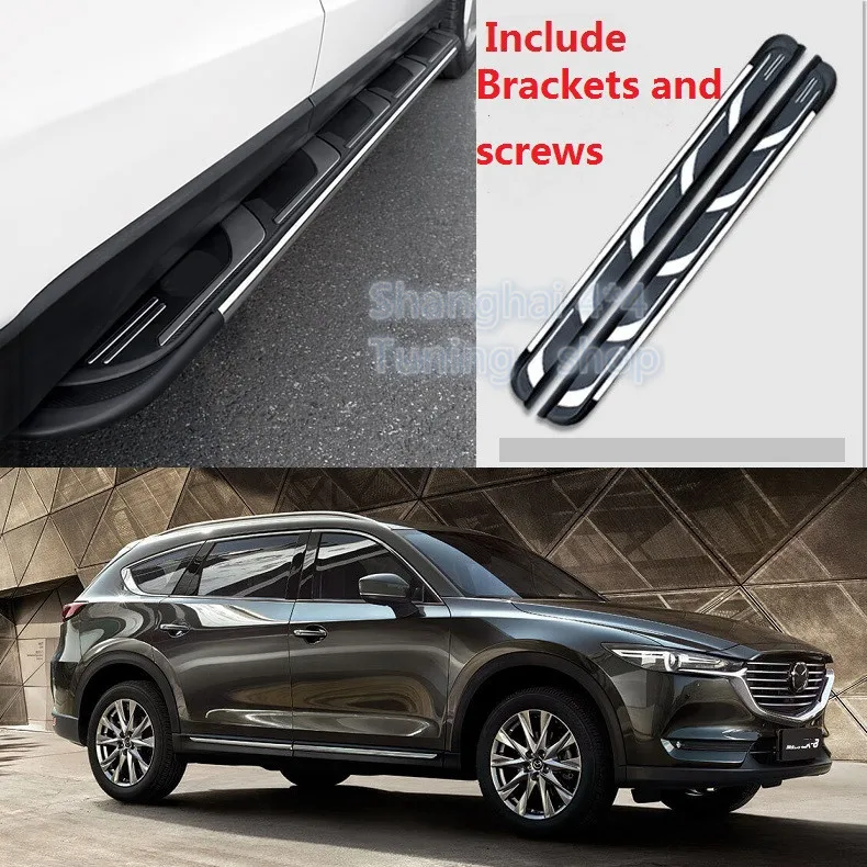 Новое поступление для Mazda CX-8 CX8 2018 2019 2020 боковая подножка Nerf хорошее качество |