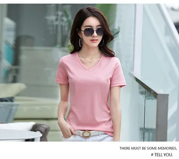 

2019 summer new T-shirt ladies casual comfortable T-shirt affordable