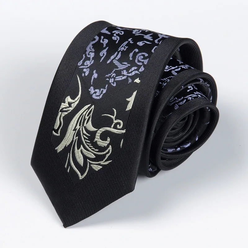 Мужской галстук 6 см., обтягивающие Галстуки, роскошные мужские модные галстуки, жаккардовые галстуки Corbatas Gravata, деловые тонкие галстуки, праздничные банкетные аксессуары - Цвет: A5618