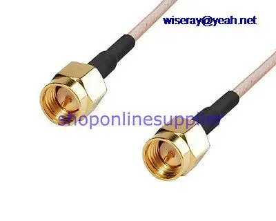 DHL/EMS 100pk кабель перемычки rf антенна SMA Мужской к SMA Мужской RG316 30cm-A7