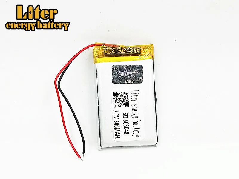 

Rechargeable 3.7V 900mAH 603048 603050 polymer lithium ion / Li-ion battery for drone dvr mp5 GPS mp3 mp4 PDA power bank