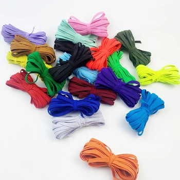 

5Meter/lot 6mm Colorful Elastic Bands Rope elastic ropes Elastic Line handcraft Sewing Lace Trim Waist Band Garment Ac