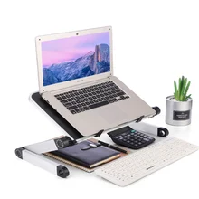 Подставка для ноутбука Регулируемый компьютерный стол эргономичный дизайн для улучшения положения сидя сильные Алюминиевые ножки