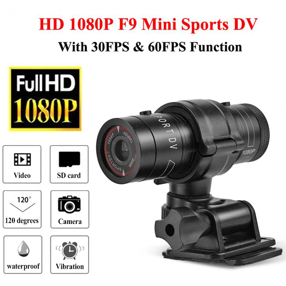 Full HD 1080P Dash Cam мини Спорт DV Камера Водонепроницаемый велосипед мотоцикл шлем экшн видеорегистратор камера идеально подходит для занятий спо... Full HD 1080P Dash Cam мини Спорт DV Камера Водонепроницаемый велосипед мотоцикл шлем экшн видеорегистратор камера идеально подходит для занятий спо...