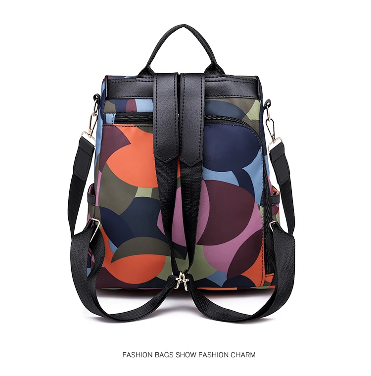 Vfemage Multifunction Backpack Women Waterproof Shoulder Bags Female Anti Theft Backpack Schoolbag for Girls Sac A Dos Mochila