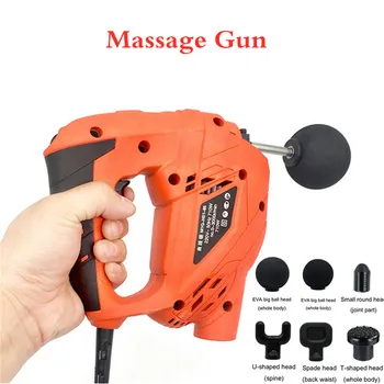 

Training Exercising Body Relaxation lectric Muscle Massage Gun massgae High Frequency Vibrating Muscle Relief Pain 6 Heads