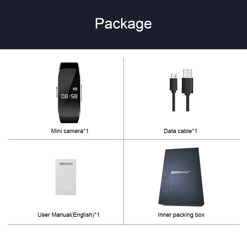 STTWUNAKE Mini Camera 1080P HD DV Professional Digital Voice Video Recorder Small Micro Sound Home Dictaphone Secret