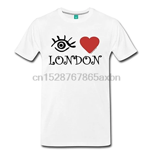 Eye Love London Мужская футболка премиум класса высокое качество мужские футболки топ