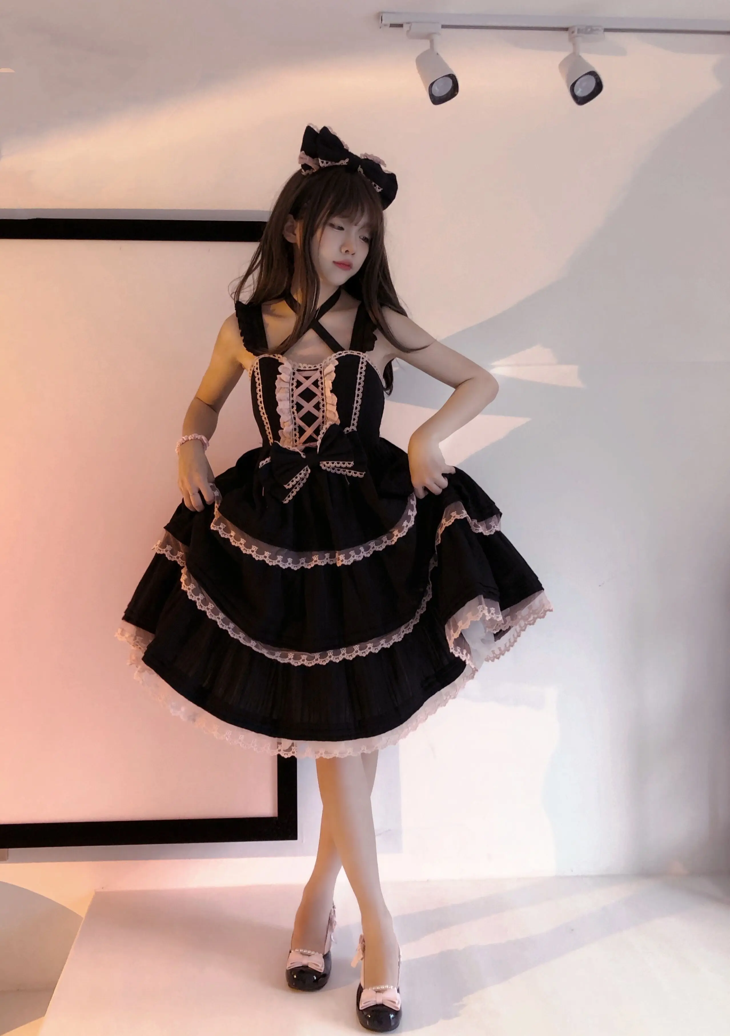 Lolita Dress Lolita Suspender Dress Lolita Cosplay Costumes Suspender Dress Sweet Lolita Jsk Dress