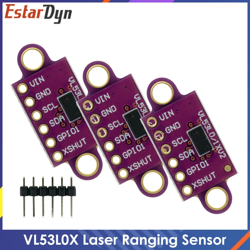 940nm Laser Distance Module VL53L0X I2C IIC Time-of-Flight ToF Ranging Sensor 