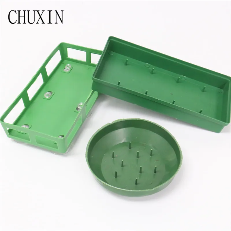 Plastic Frame Sucker and Foam Mud Home Wedding Party Event Floral Arrangement Car Decoration Accessories Artificial Flower Decor
