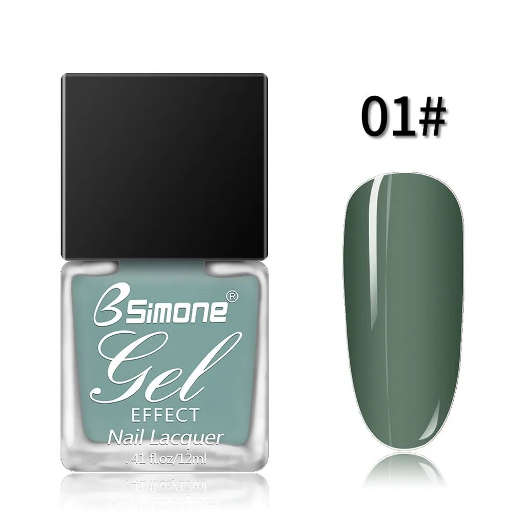 12ML Pure Color Gel Nail Polish Top Base Coat Need Long Lasting UV LED Base Gel Varnishes Soak Off Gelpolish Nail Lacquer Gel - Цвет: A