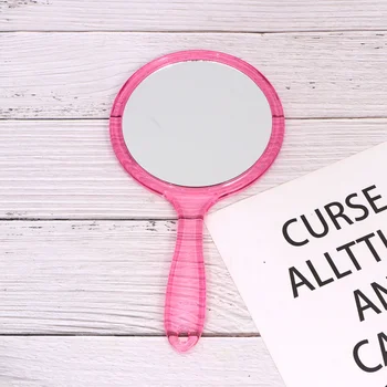 

1pc Makeup Mirror Durable Practical Creative Handheld Cosmetic Mirror Makeup Accessories Makeup Supplies for Women Female