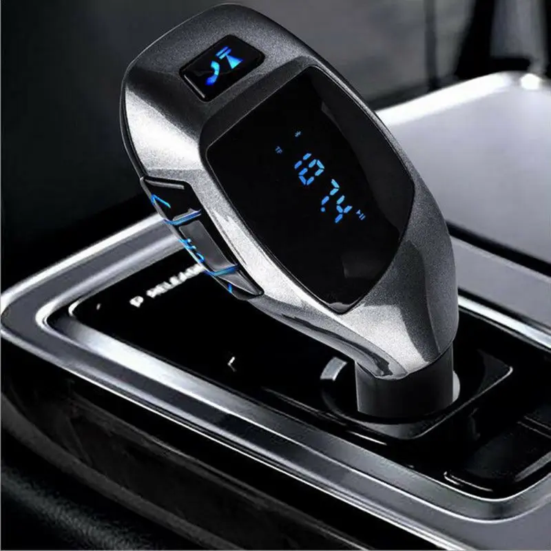 Автомобильный комплект fm-передатчик Bluetooth беспроводной радио адаптер fm-модулятор Handsfree Музыка Mp3 USB плеер аудио для смартфона