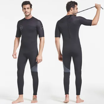 

Shark 3mm Neoprene Warm Men Wetsuits Diving Suits Short Sleeve Scuba Snorkeling Swimsuits Surfing Sailing Swimwears EO