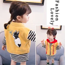 Children Denim Waistcoat Spring And Autumn Childrenswear Autumn New Style Denim Waistcoat Girls Korean-style Children Coat