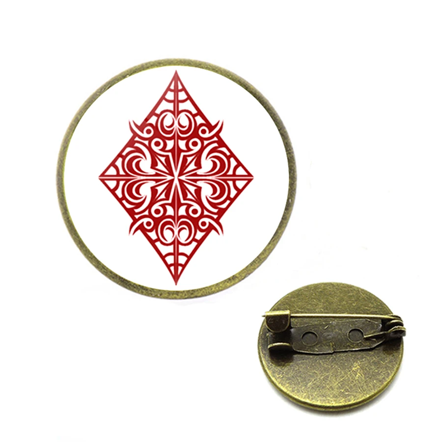 Poker Spades Q queen броши сердце для клуба на лацкане булавки мужчин рюкзак женщин и
