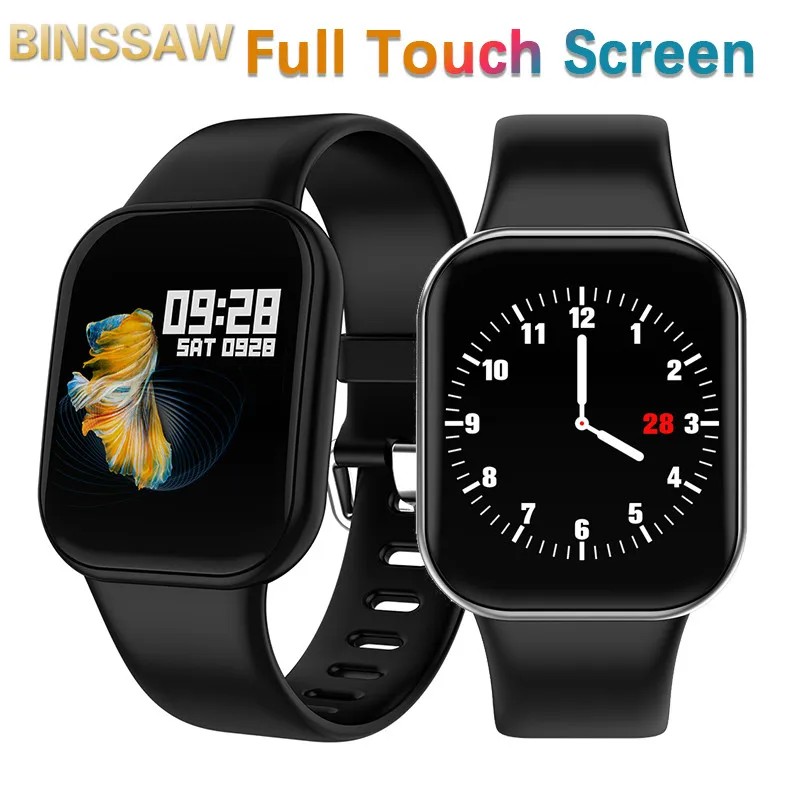 

New Smart Watch Women Fitness Tracker Wristband Pedometer Full Touch Screen Men Waterproof Heart Rate Monitor Sports Smartwatch