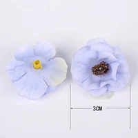 30 sztuk 3cm Multicolor Daisy kwiat głowice Mini jedwab sztuczny kwiaty na ślub dekoracja domu wieniec świąteczny Scrapbooking 5